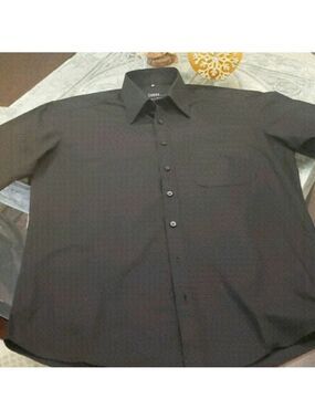 𝅺C&A EASY IRON COTTON COLAR SHORT SLEEVE SHIRT